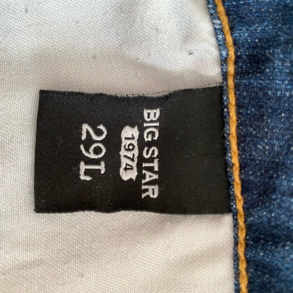 Big Star jeans. Like new, gently worn. No stains, rips or tears. - Picture 3 of 6